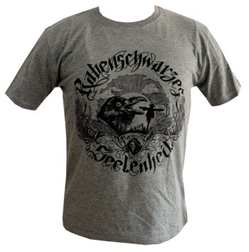 Shirt - Rabenschwarzes Seelenheil - grau