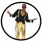 90er Jahre Rapper Kost�m Gold