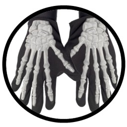 Skelett Hnde Knochen Handschuhe - Klicken fr grssere Ansicht