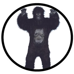 Gorilla Kostüm - Affen Kostüm Deluxe - Klicken für grössere Ansicht