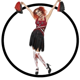 High School Horror Cheerleader Kostüm - Klicken für grössere Ansicht