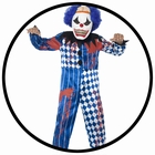 Horror Clown Kost�m - Kinder