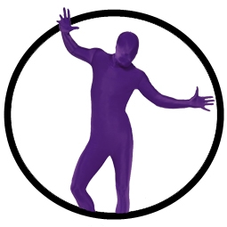 Körperanzug - Bodysuit - Violett - Klicken für grössere Ansicht