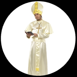 Papst Kost�m - weiss - Klicken f�r gr�ssere Ansicht