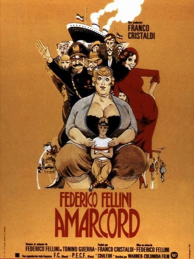 Federico Fellini - Amarcord Plakat