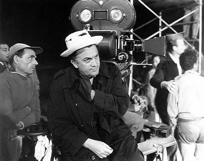 Federico Fellini - Bei Dreharbeiten