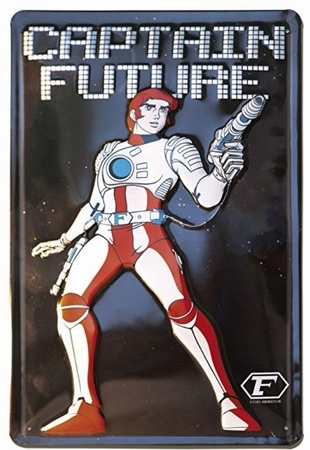 Blechschild - Captain Future