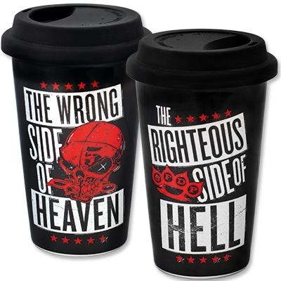 Keramikbecher ToGo Thermo - 5FDP Five Finger Death Punch