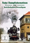 Reko-Dampflokomotiven vor Reichsbahn-Fotozgen