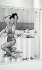 1 x DUSCHVORHANG - BETTIE PAGE
