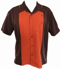 1 x STEADY CLOTHING BOWLING HEMD  - CROSSHATCH BUTTON UP