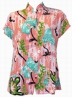 6 x KALAKAUA - ORIGINAL HAWAIIBLUSE - GOLDFISH - CORAL