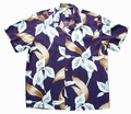 4 x ORIGINAL HAWAIIHEMD - CALLA LILY - LILA - PARADISE FOUND