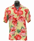 Original Hawaiihemd - Hibiscus Blossom - Yellow - Paradise Found