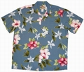 2 x ORIGINAL HAWAIIHEMD - HIBISCUS SUMMER - BLAU - PARADISE FOUND