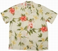1 x ORIGINAL HAWAIIHEMD - HIBISCUS SUMMER - CREAM - PARADISE FOUND