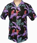 Original Hawaiihemd - Jungle Bird - Schwarz - Paradise Found