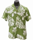 Original Hawaiihemd - Tiare - Green - Paradise Found