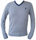 1 x LAMBRETTA PULLOVER - GRAU