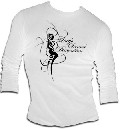  x LUCY�S SECOND DIMENSION - WEISS LONGSLEEVE - SHIRT