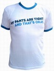 VintageVantage - Pants Tight shirt hellblau