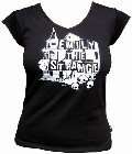 2 x EMILY THE STRANGE - HAUNTED V-NECK SHIRT
