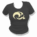 Deadhead Girlie Shirt - vintage schwarz