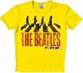 LOGOSHIRT - THE BEATLES SHIRT ABBEY ROAD - YELLOW