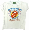 1 x AMPLIFIED - KINDER SHIRT - ROLLING STONES TATTOO TOUR - WHITE