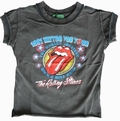 1 x AMPLIFIED - KINDER  SHIRT - ROLLING STONES TATTOO TOUR - CHARCOAL