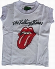 Amplified - Kinder Shirt - Rolling Stones Logo - White