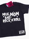 1 x MILK, MOM AND ROCKNROLL - KIDS SHIRT