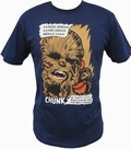  x STAR WARS SHIRT - CHUNK - CHEWIE CALLING - NAVY