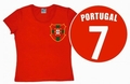  x LOGOSHIRT - TEAM PORTUGAL - GIRL SHIRT