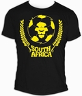 Lion - Men Shirt Schwarz - Fussball Südafrika