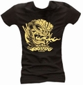 Tiki Volcano - Girl Shirt - schwarz