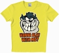  x LOGOSHIRT - LOONEY TUNES - WANNA PLAY SHIRT GELB