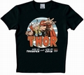 1 x LOGOSHIRT - THOR SHIRT - MARVEL - SCHWARZ