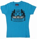 Oase der Lust - Girlie-Shirt tuerkis