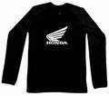 2 x HONDA LONG SLEEVE - SCHWARZ - SHIRT