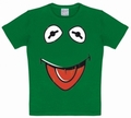 Kids Shirt - Muppets - Faces Kermit - Gr�n