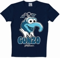  x LOGOSHIRT - MUPPETS - GONZO SHIRT - NAVY