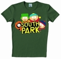  x LOGOSHIRT - SOUTH PARK WILD BUNCH SHIRT - OLIVE