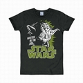 Logoshirt - Star Wars Shirt Yoda Schwarz