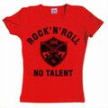 1 x NO TALENT - GIRL SHIRT - ROT