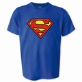 1 x SUPERMAN T-SHIRT LOGO DAS ORIGINAL
