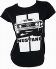 2 x TOXICO - MUSTANG - GIRL SHIRT - SCHWARZ