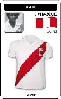 2 x PERU - VELASQUEZ WORLD CUP 1982 - TRIKOT