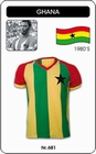 10 x GHANA - TRIKOT