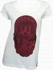 1 x GIRL SHIRT - LUPUS - WEISS